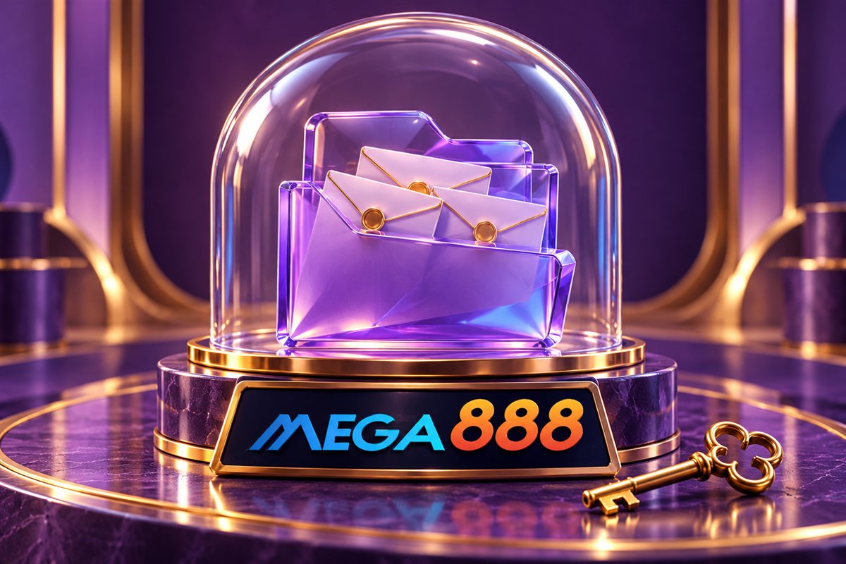 Mega888 branded privacy policy artwork